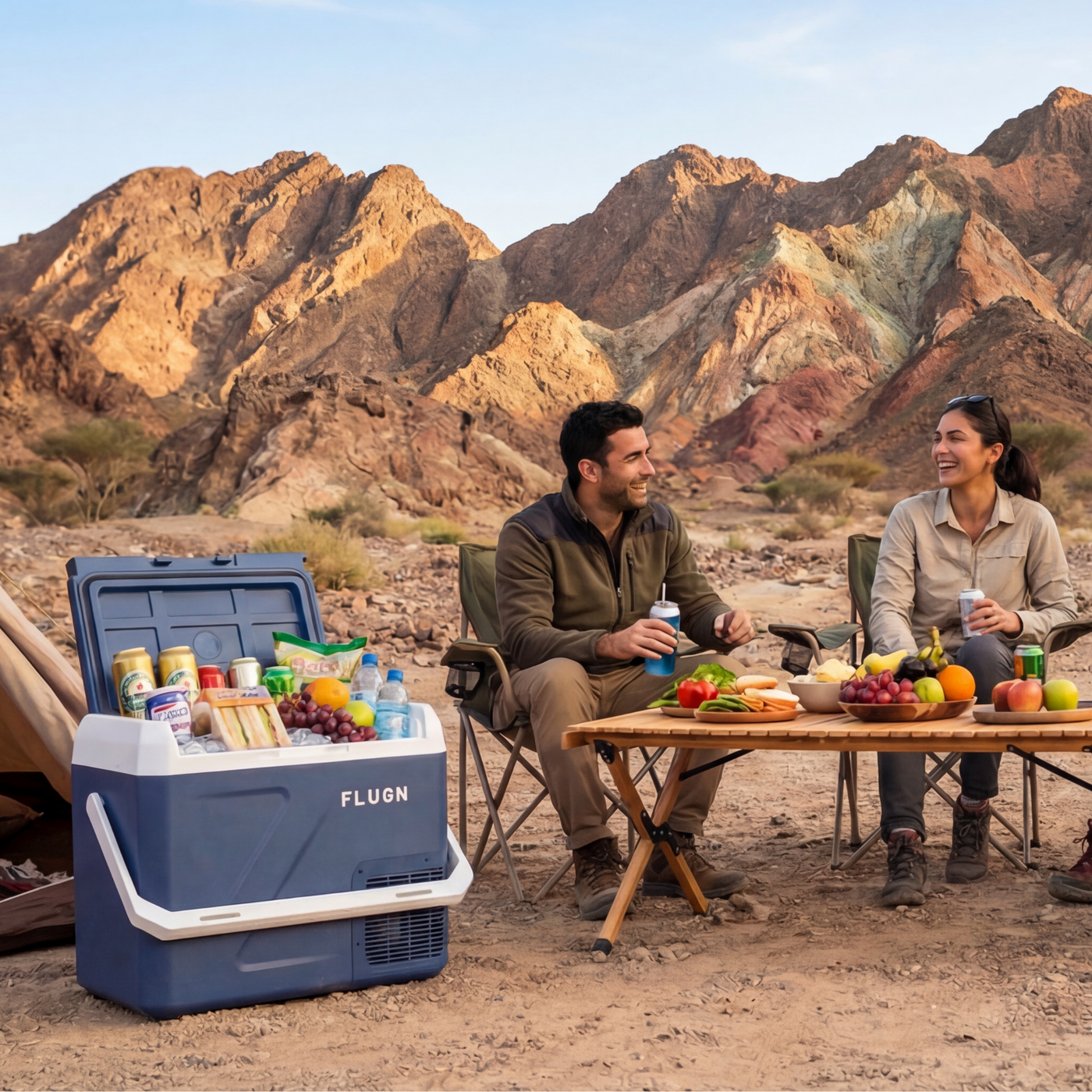 FR19i portable fridge freezer for camping, travel and outdoor journeys